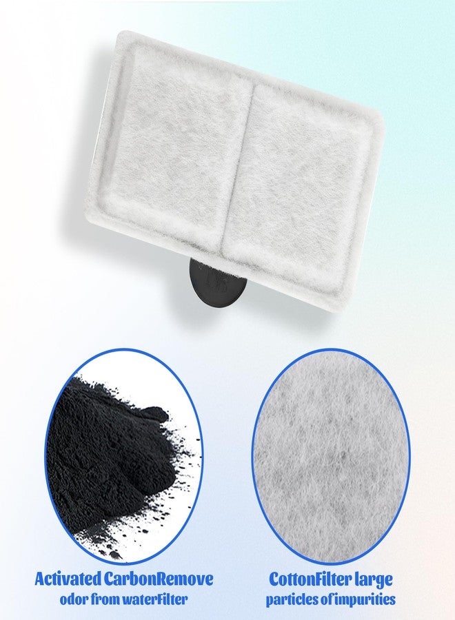 LUSTRIB 6pcs Filter Cartridges Replacement for Aquarium Water Filtration, 3.7x2.1 Inch Fish Tank Filter Compatible with Topfin EF-S & BF5 BETTAFLO Filter Systems - Image 3